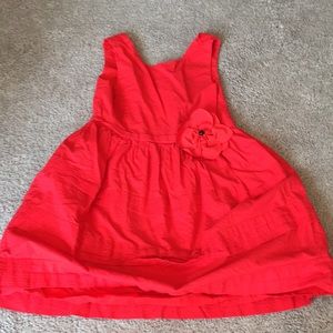 Red poppy Janie & Jack dress- size 5